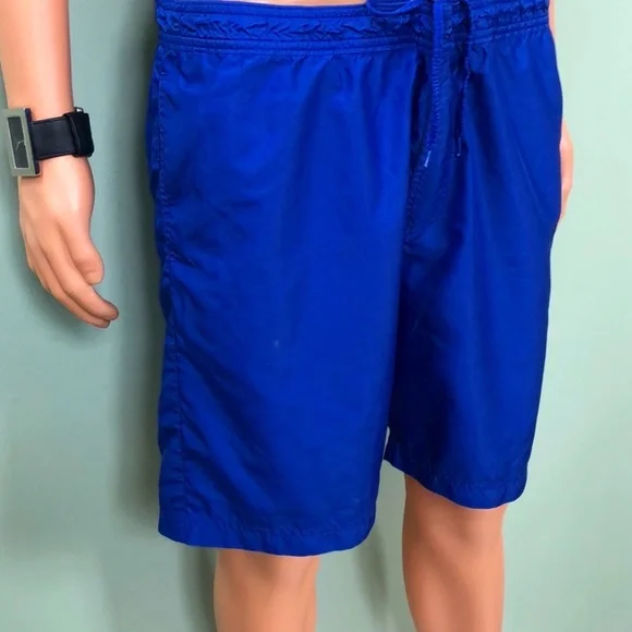 Burberry Brit Men's Blue Polyester Swim Shorts Sz L W/COA